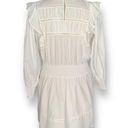 Rails  Faren Dress White Long Sleeves Ruffles Smocked Tiered Eco Friendly Mini Photo 7