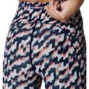 Sweaty Betty NWT  7/8 Rapid Run Leggings in Blue Spliced Mirage Print Photo 1