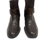 Brighton  Johnny Women’s  Brown Woven Leather Booties Size 10 M Photo 5