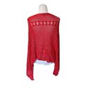 Chico's Chico’s red poncho one size Photo 1