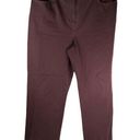 St. John  Sport Essentials Brown Straight Leg Trouser Pants women’s Size 10 Photo 0