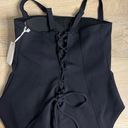 Good American NWT  Sculpt Corset One Piece Swimsuit Black Plus Size 6  3XL Photo 11