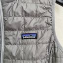 Patagonia 84247 Feather Gray Nano Puff Primaloft Puffer Women’s Vest Size Medium Photo 7