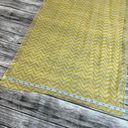 infinity Unbranded Women's  Neck Scarf Sheer Yellow White Chevron Zig Zag Light Photo 5