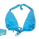 Melissa  Odabash Grenada Blue String Bikini Top Swimsuit 46 10 Medium New NWT Photo 5