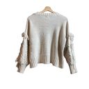 a.n.a Fringe cable knit sweater Photo 1