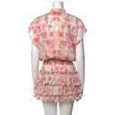 MISA Los Angeles MISA Eloisa Smocked Waist Floral Tiered Ruffle Mini Dress Size L NWT Photo 6