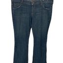 James Jeans  Women's Dry Aged Bootcut Low Rise Dark Wash Denim Blue Size 32 Photo 0