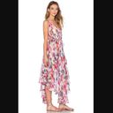 Raga Colorful Floral Bloom Asymmetrical Maxi Dress S Photo 1