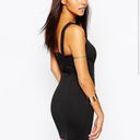 AQ/AQ AQ AQ Halo Plunge Mini Dress With Strap Detail Black Size 4 New With Out Tags Photo 3