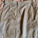 Marcia Collection Leather Skirt Green Size L Photo 7