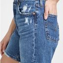 Levi's Premium 501 Mid Thigh Distressed Denim Jean Shorts: Charleston Picks Wash Photo 12