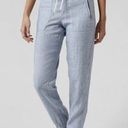 Athleta | Cabo 100% Linen Jogger in Chambray Blue Photo 0