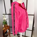 Spyder NWT  Hit Pink windbreaker rain jacket active Full Zip Adjustable Hooded Photo 5