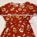 Orange Creek  Los Angeles Floral Midi Dress Linen Boho Sz M Women’s Summer Photo 6