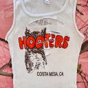 American Apparel y2k hooters print cut out ribbed tank top Photo 2