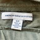 American Eagle Cage Strappy Back Cut Out Bralette Olive Green Unlined Size Small Soft Stretchy Photo 4