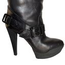 Burberry  Biker Shearling Lined Ankle Boot In Black Size 8.5 Photo 12