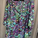 Russell  Kemp Blouse Top Women's 2X Multicolor Patterned Long Sleeve Preppy B71 Photo 0