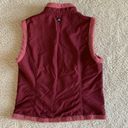 prAna Women’s Medium Burgundy Thick Fleece Lined‎ Full Zip Vest Photo 11