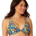 No Bo  Bikini Top size medium 7-9 Butterfly Knot adjustable straps v-neck soft Photo 0