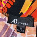 AB Studio  Womens Medium M Multicolor Patterned Tank Top Sleeveless Photo 4