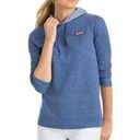 Vineyard Vines  Double Faced Heathered Relaxed Hoodie Shep Shirt No Sz Tag Photo 0