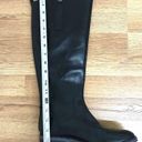 Franco Sarto  Becky Black Leather Knee High Boots Back Zip Round Toe Size 7 New Photo 14