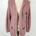 Love Tree  Popcorn Eyelash Knit Cardigan Size Medium Photo 5