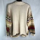 heirloom collectibles VTG  Boho Retro Chunky Embroidered Knit Cardigan Size XL Photo 1