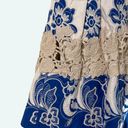 Alexis  Dress Women's XS Farah Blue Floral embroidery & crochet Photo 4