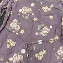 Old Navy Y2k 2000s boho floral fairy long sleeve blouse top lavender purple small Photo 9