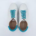 Jack Rogers  Lorelai Slip On Sneakers in White/Aqua Size 9 Photo 3