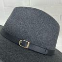 Torrid  Grey Wool Blend Melton Felt Hat Fedora Size M/L Photo 6