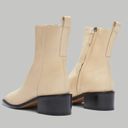 Everlane  The City Square Ankle Boots in Cream Leather 6 New Womens Booties Photo 2