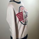 Budweiser  Retro White Knit Sweater SZ S Photo 3