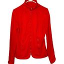 Zella  Women's Bright Orange Full Zip Funnel Neck Athletic Jacket Size Medium Photo 0