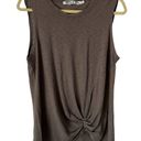 Michael Stars Gathered Knot Supima Muscle Tank OS Earthy Sustainable Photo 1