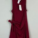 l*space L* | Maroon Red Wildwood Tie Front Racerback Tank Mini Dress Size XS Photo 1