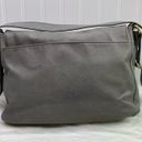 Relic  by Fossil Oh Happy Day gray leather flap front crossbody messenger bag EUC Photo 2