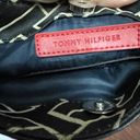 Tommy Hilfiger Monogrammed Black and Cream Crossbody Purse Photo 5