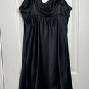 Victoria's Secret  Womens Black Slip Chemise Silky Dress Size Small NEW Photo 2