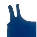 ZARA  Asymmetric Double Strap Ribbed Crop Tank Top / Sports Bra XS Royal Blue Photo 6