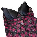 Marilyn Monroe Roses Black Lace L Y2K BabyDoll Goth Gothic Mini Nightie Lingerie Photo 5