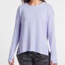 Athleta  coaster luxe sweatshirt pullover sweater light lavender/blue size small Photo 0