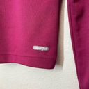 The North Face  TNF Long Sleeve 1/4 Zip Shirt Flight Series sz Small Magenta Photo 5