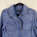 Talbots  Women's Blue Button Up Denim Utility Jacket Shacket Size S Photo 1