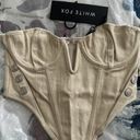 White Fox Bustier Top Size 2 Photo 1