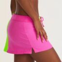 Love Shack Fancy NWT  X Hurley Solid Blocked Boardie Skirt neon pink green swimsuit Photo 3