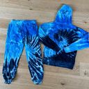 ma*rs Extra Terrestrial From  Alien Hoodie and Joggers in Blue Tie Dye Photo 3